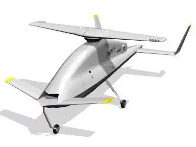 X-50A Dragonfly UAV 3D model
