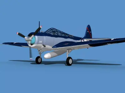 Douglas TBD-1 Devestator V18 3D model