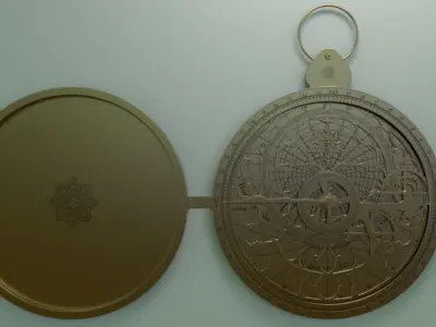 Astrolabe Hyperrealistic 3D model