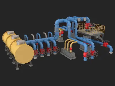 Piping System 2 3D model