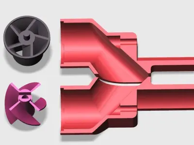 Water Jet drive Free 3D print model