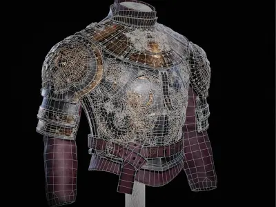 Game of Thrones Armor Low-poly 3D model