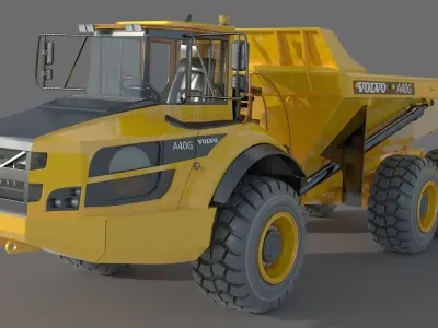 Volvo A40G Wheel Truck 3D model