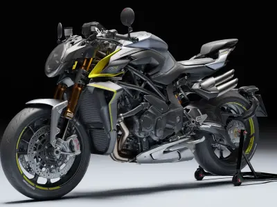 MV Agusta Brutale 1000 RR 2021 Low-poly 3D model