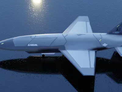 Ander Furiosa concept UAV Low-poly 3D model