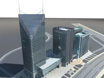 Office Building 3D model 133