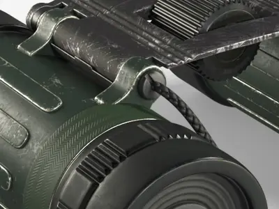 Army binocular Free 3D model