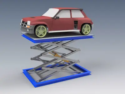 Car Jack 3D model