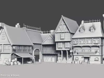 3D Model of Medieval House 3D model