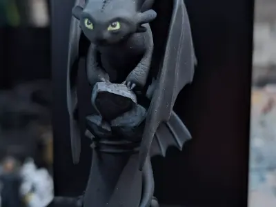 Chess set inspired by the films How to train your dragon 3D print model