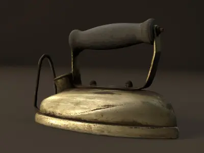 Antique Electric Iron - Photogrammetry 3D model