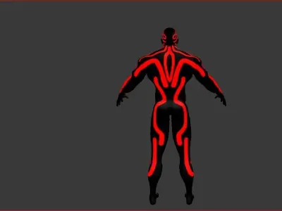 Lord of Destruction Low-poly 3D model
