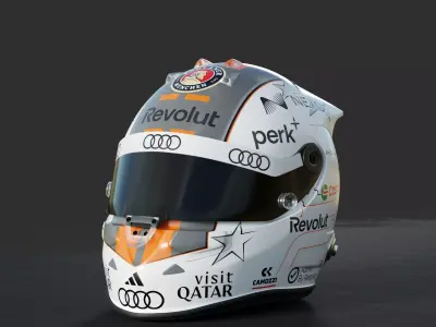 F1 Nico Hulkenberg Helmet 2026 Low-poly 3D model