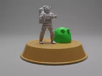 Cal and Splurt - 3D Print concept - Space Team Free 3D print model