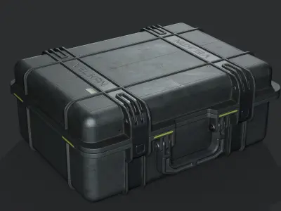 plastic case pelican Low-poly 3D model