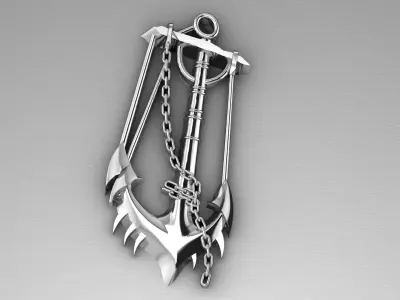Anchor 3D print model by HovoK from CGTrader