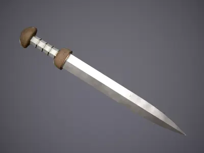 Gladius sword Low-poly 3D model order