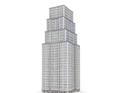 Building Skyscraper Office Building 3D model