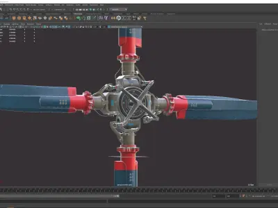 Helicopter Propeller  3D model