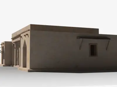 Arab x38 Low-poly 3D model