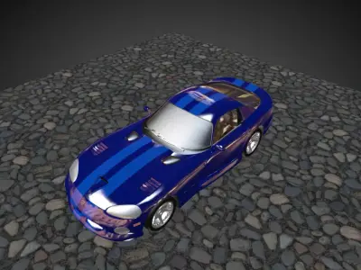 Dodge Viper GTS Free 3D model