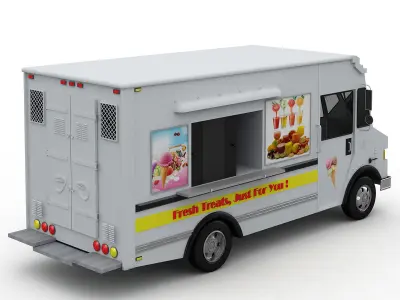 Ice Cream Truck 3D model