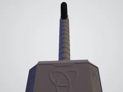 Thor Mjolnir Hammer  Free 3D model