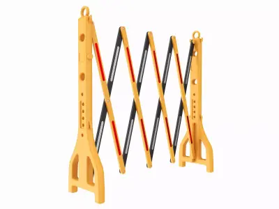 Expandable Safety Barricade 3D model