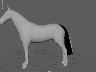 Horse Free low-poly 3D model order