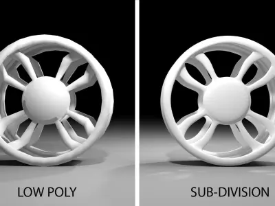 Wheel Rim 1 3D model