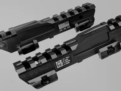 RailScales MonoLift Riser 3D Low-poly model Game Ready Low-poly 3D model