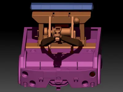 24th scale Tow Bed for 3D Printing 3D print model