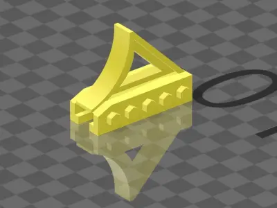 N Scale Wheel Bumper Free 3D model