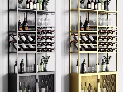 Homary Industrial Rack 03 3D model