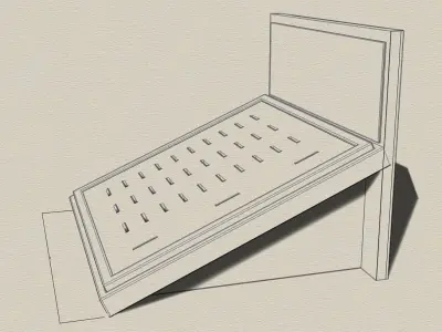  ring holder stand 3D model