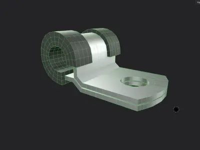 Cable Clamp M7 Low-poly 3D model