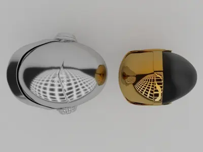 Helmet Daft Punk 3D model