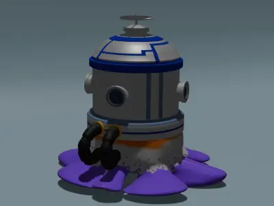 Futuristic SeaPod  3D model