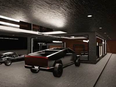 Stealth Cyberhouse Free 3D model