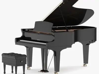 Yamaha S7X Premium Grand Piano 3D model