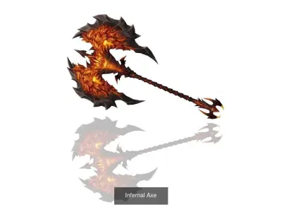 Infernal Weapons 3D Model Pack