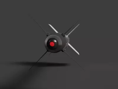 Aim-9 not textures  3D model