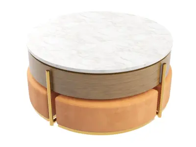 Coffee Table 3D model 30