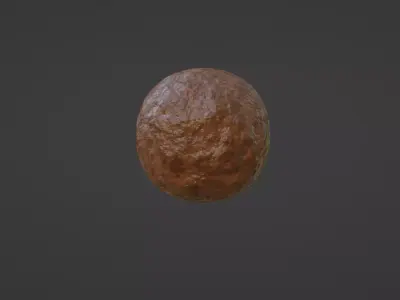 Realistic Meatball 3D Model Low-poly 3D model