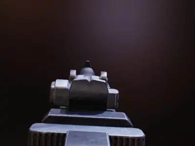 Pistol - Mauser C96 Low-poly 3D model