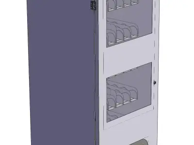 Vertical Mask Vending Machine  3D model