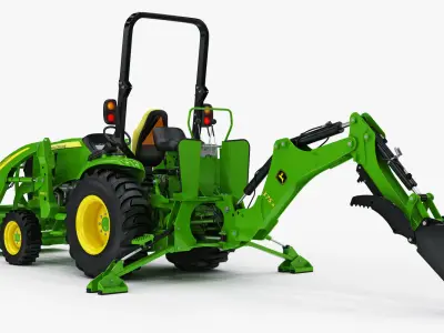John Deere 3046R Tractor Utility 3D model