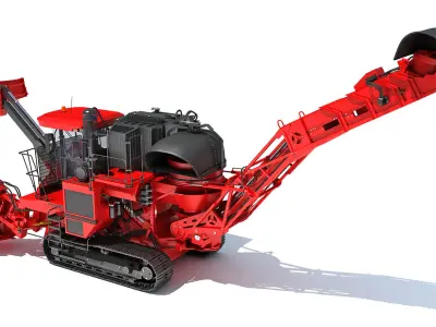 Sugar Cane Harvester 3D model