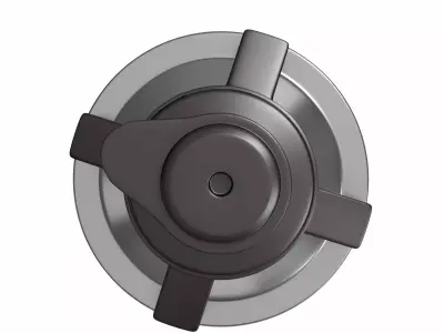 Aluminium paint can 3D model