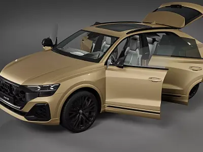 2024 Audi Q8 3D model